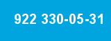922 330-05-31